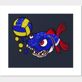 Piranha Volleyball Posters and Art